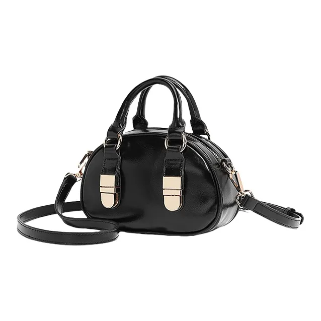 TTaG．baG PU Handbag Regular Women's Black/White-1
