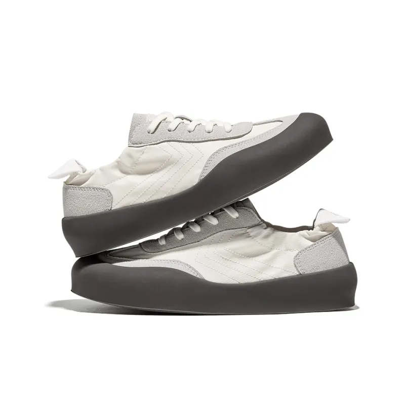 Feiyue Vintage German Training Durable Breathable Low-Top Casual Shoes Women's Beige-4