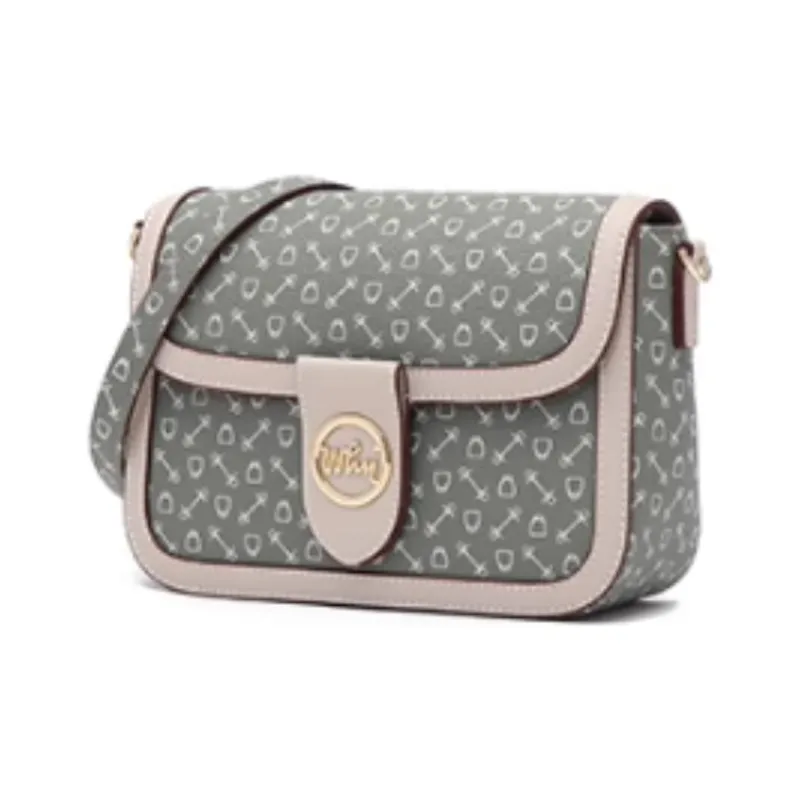 Why Artificial Leather Shoulder Bag Regular Women's Coffee/Milk Tea/Matcha Green-10
