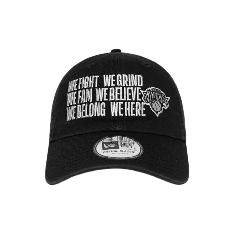 New Era Cotton Baseball Caps Unisex Black-2