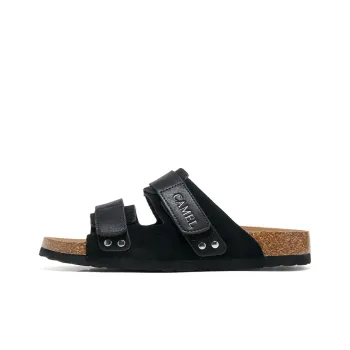 CAMEL Slide Slippers Men's Black