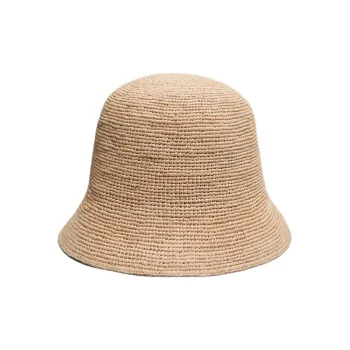 Other Stories Straw Bucket Hats Women's Yellow