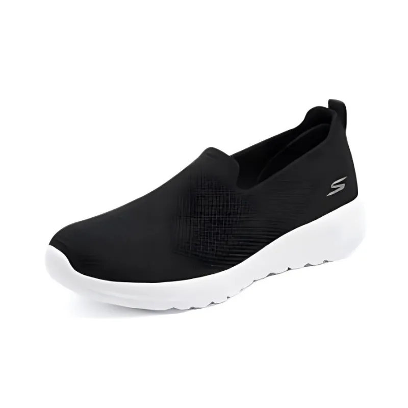 Skechers GO WALK Ma Cushioning Wear Resistant Low Top Casual Shoes Men's Black White-3