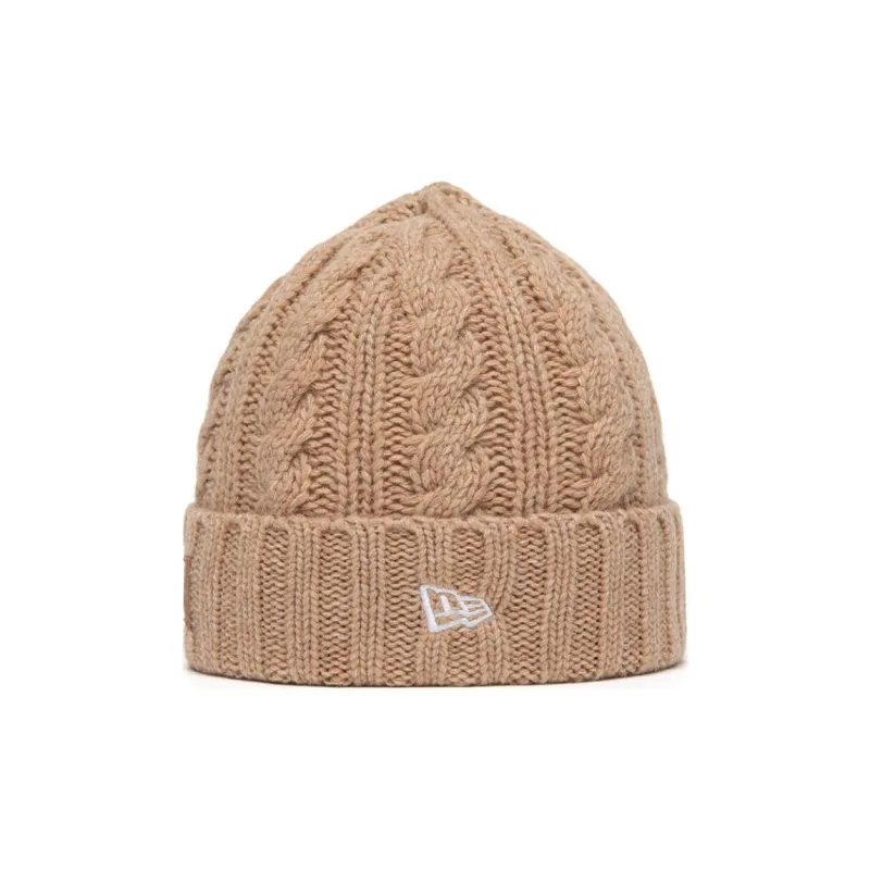 New Era Sheep Wool Polyamide Fibers Beanies Unisex Brown-2