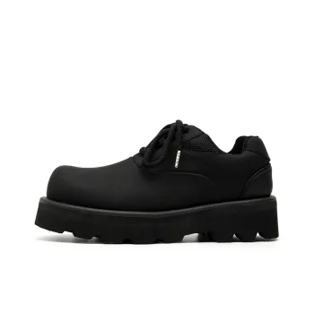 Zuogedu Oversized Trendy Derby Shoes Fashionable Versatile Casual Shoes Men's Black