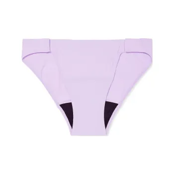 Victoria's Secret PINK ADAPTIVE PERIOD BIKINI PANTY / Pastel Lilac Underpants Women's 1 Pack Light Purple