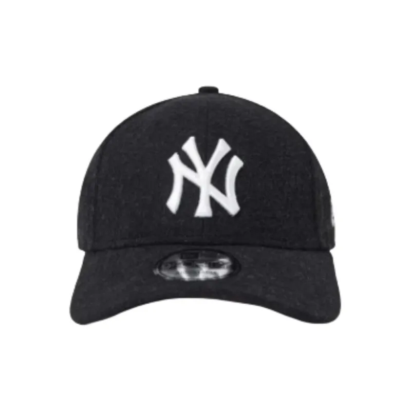 New Era Sheep Wool Viscose Fibers Cotton Polypropylene Polyester Baseball Caps Unisex Black-0