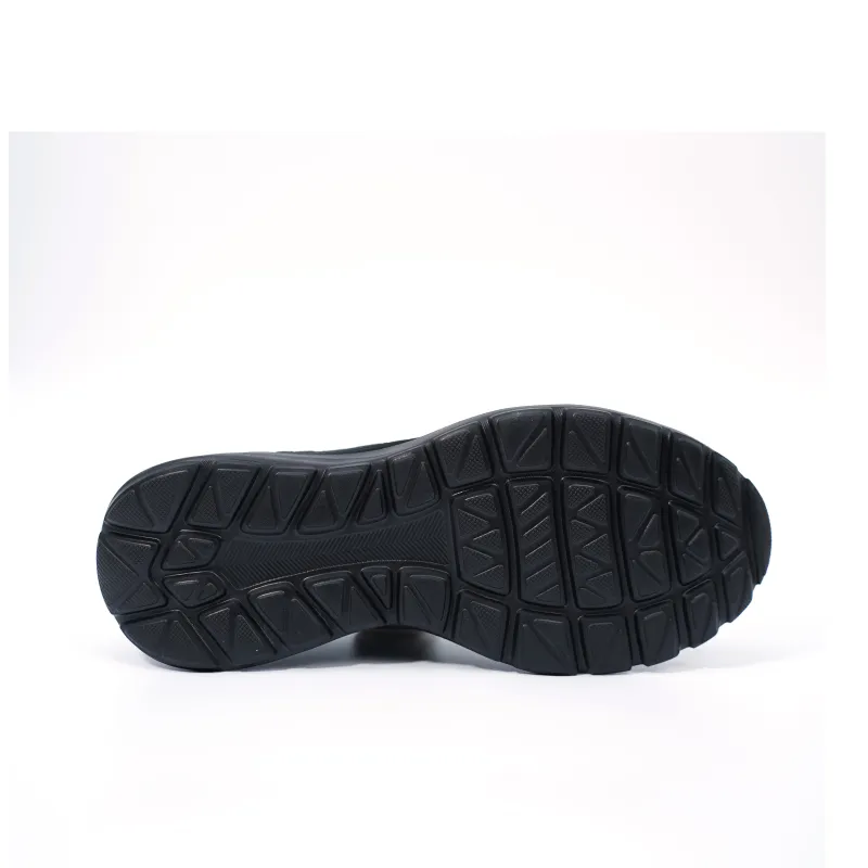 ENRICO COVERI Cushioning Support Lightweight Low Top Casual Shoes Men's Black Gray-5