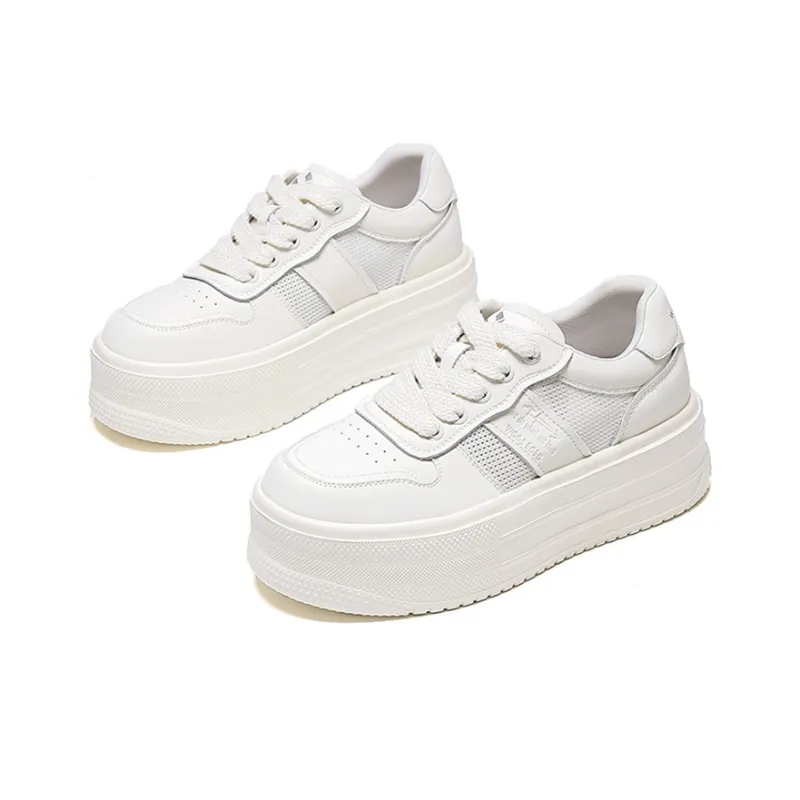 WOOS BOBO Lightweight Height Increasing Low Top Skateboard Shoes Women's-2