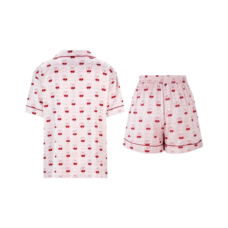 Girly Fancy Club Casual Suit Women's Cherry-1