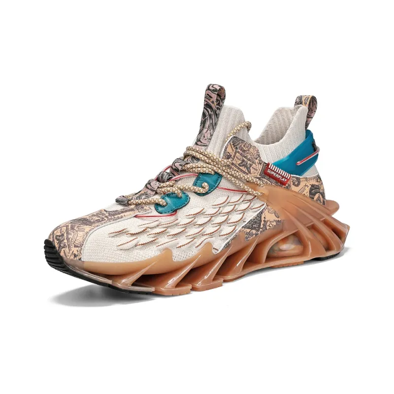 Prince McQueen Shock Absorbers With Slip Resistant Features Low Top Running Shoes Men's-1