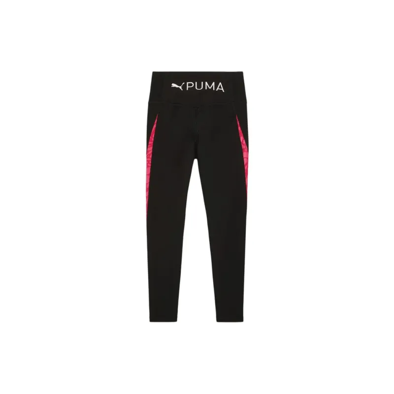 PUMA Leggings Women's Black - Garnet Red-1