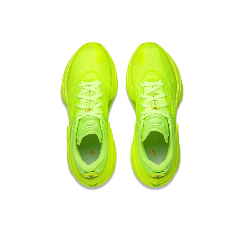 LiNing Shadow 3 ESSENTIAL Cushioning Support Rebound Low Top Running Shoes Women's Neon Green-3