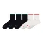 [Men's Crew]3 Black 2 Raw White