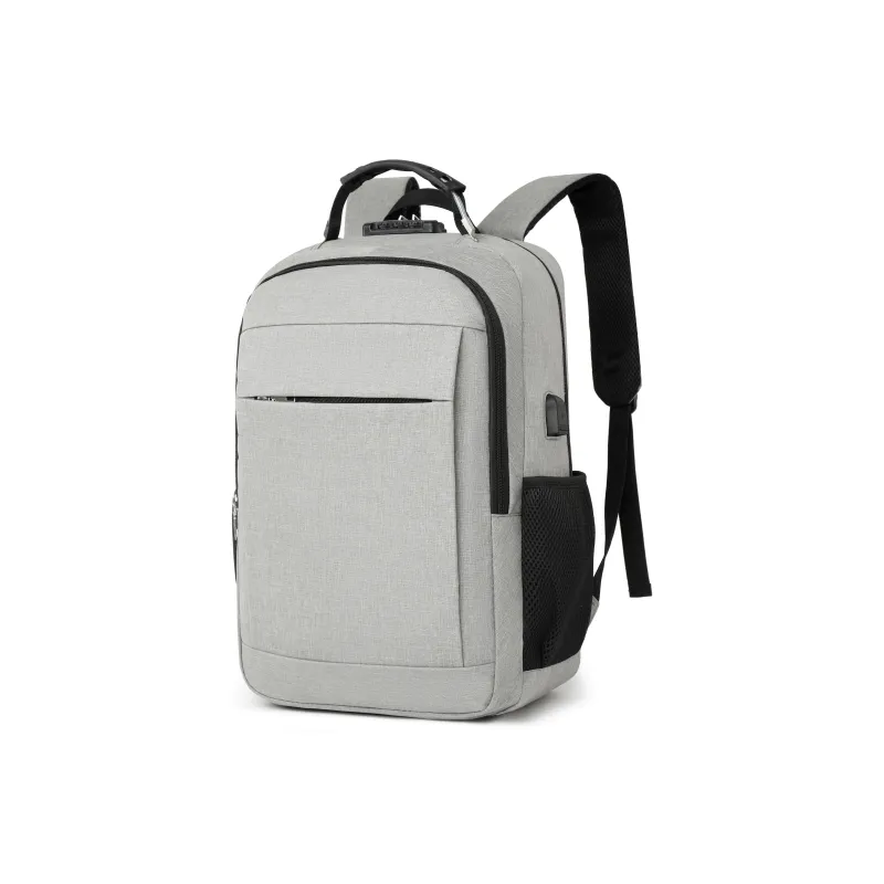 BAODIDAISHU Oxford Backpack Regular Men's Gray Black Blue-1