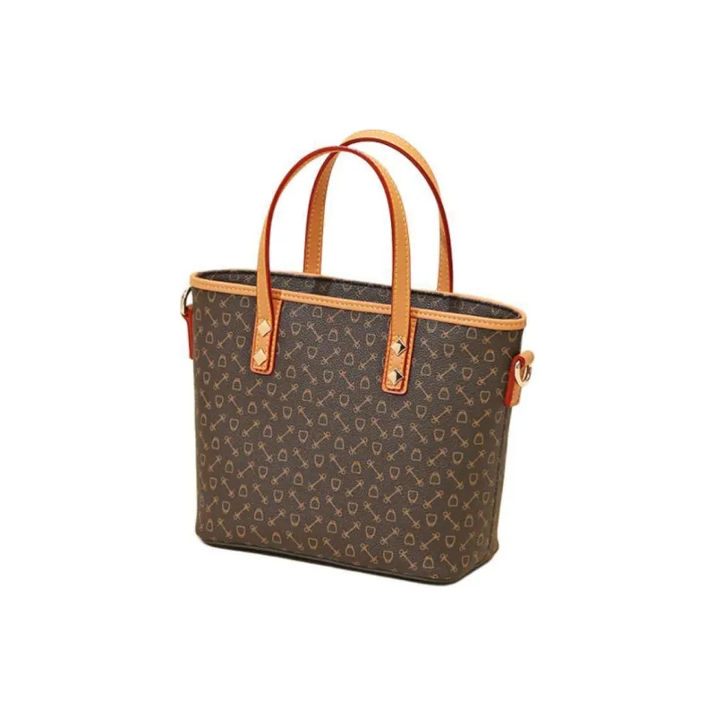 Why Artificial Leather Shoulder Bag Crossbody Bag Handbag Medium Size Women's Coffee/Milk Tea Brown-1