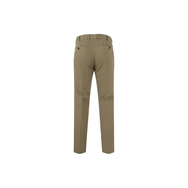 Zegna SS24 Casual Pants Men's Olive Green-1