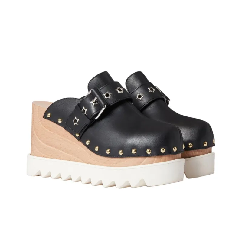 Stella McCartney Elyse Closed Toe Slippers Women's Black-2