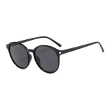 Bright Black Frame with Gray Lens