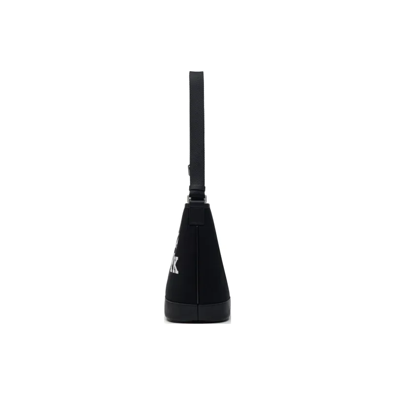MLB Cotton Blended With Polyester Bucket Bags Shoulder Bag Crossbody Bag Handbag Regular Unisex Black-3