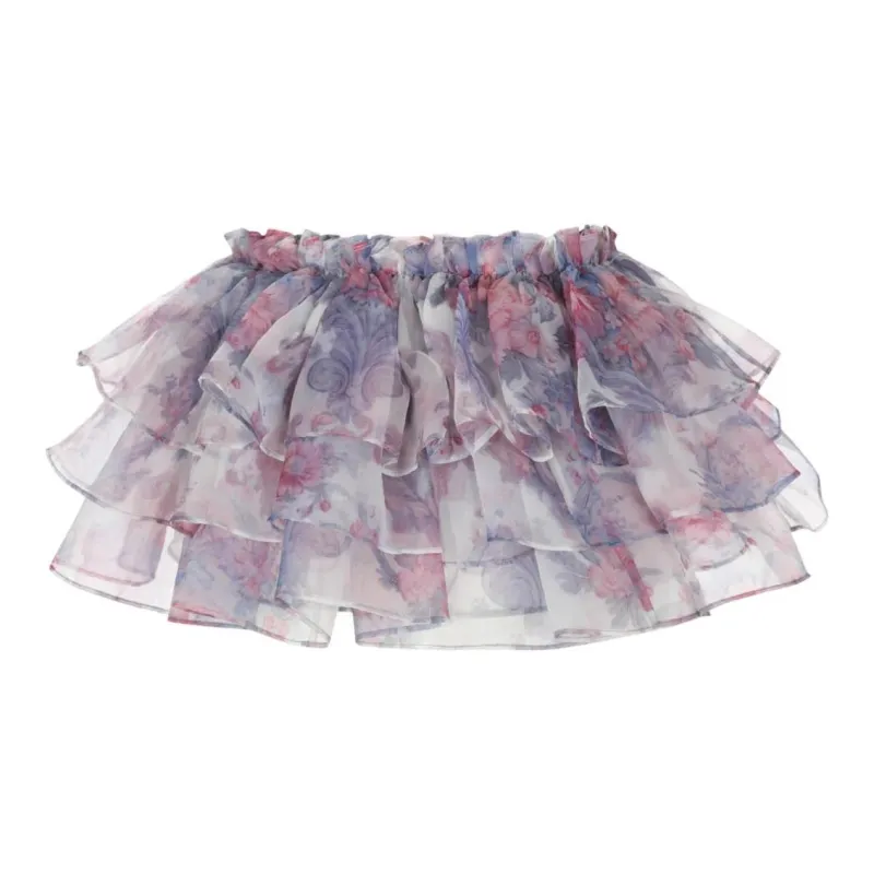 Selkie Collection SS24 Swim Dresses & Skirts Women's Light Apricot Base With Dazzling Macaron Print-1