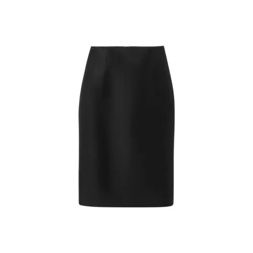 VERSACE Casual Long Skirts Women's Black