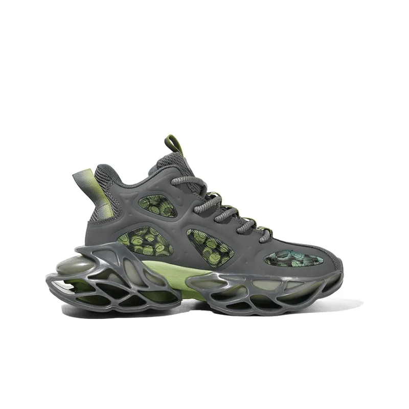 DAFK Height Increasing Slip-Resistant High-Top Chunky Sneakers Men's-1