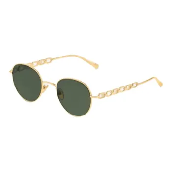 LOUIS VUITTON Round Sunglasses Women's Gold