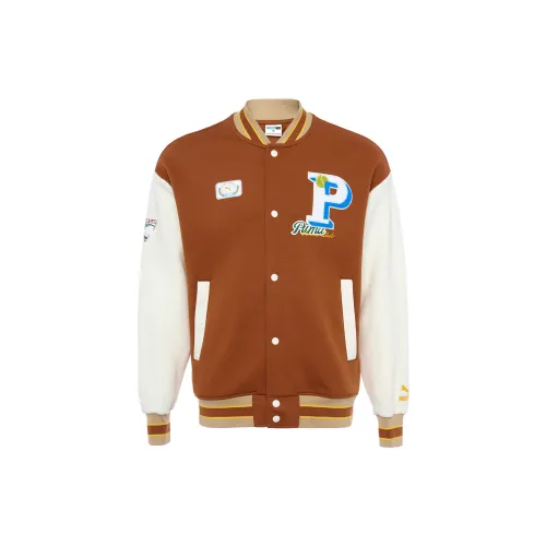 PUMA Jackets Unisex Brown