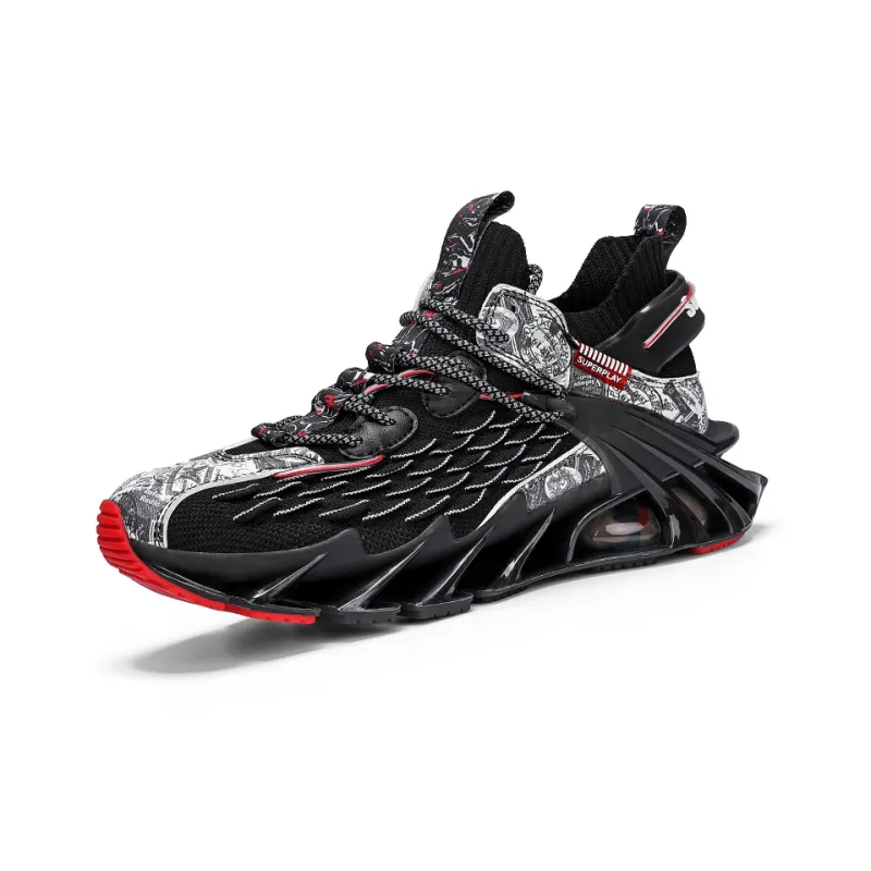 Prince McQueen Shock Absorbers With Slip Resistant Features Low Top Running Shoes Men's-12