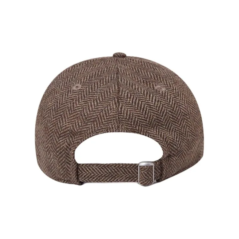 New Era Polyester, Sheep Wool, Fibers Baseball Caps Unisex Brown-2