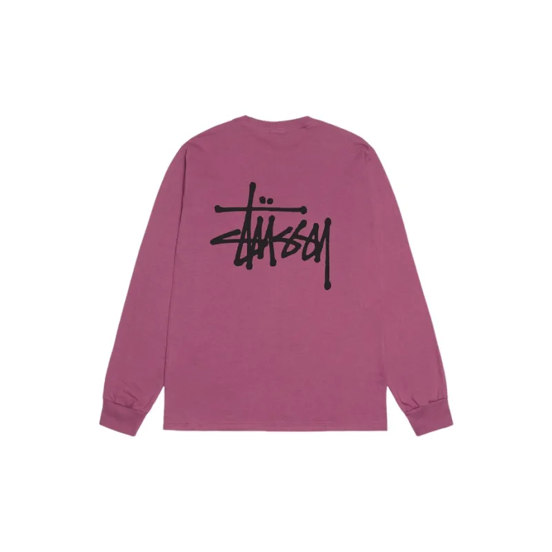 Stussy T Shirts Unisex BDL Rose Red-1
