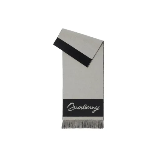 Burberry Ekd Logo Wool Scarf