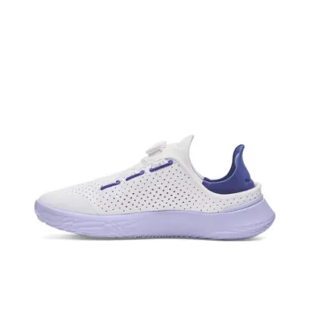 Under Armour Ua Flow Slipspeed Breathable Lightweight Low Top Casual Shoes Unisex White Purple