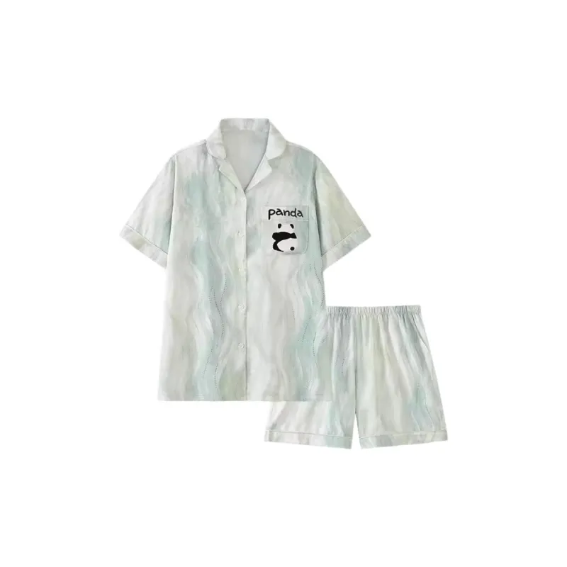 Han Ziduo Pajama Set Men's White-0