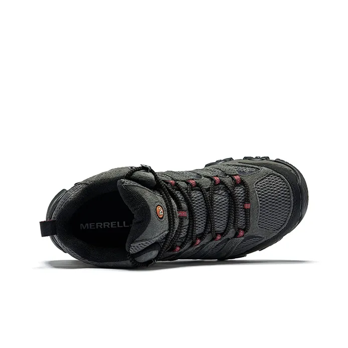 MERRELL MOAB 3 Cushioning, Slip Resistant, Moisture Wicking Mid Top Hiking Shoes Men's Dark Gray-2
