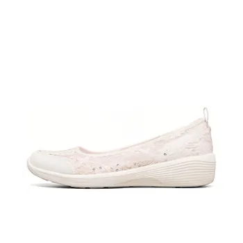 Skechers Arya Anti Slip Wear Resistant Low Top Casual Shoes Women's White
