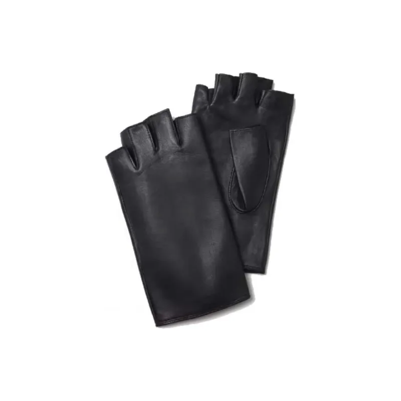 Other Stories Sheepskin Gloves Women's Black-1