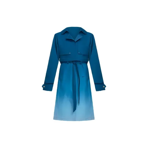 Nike Trench Coats Women's Palace Blue