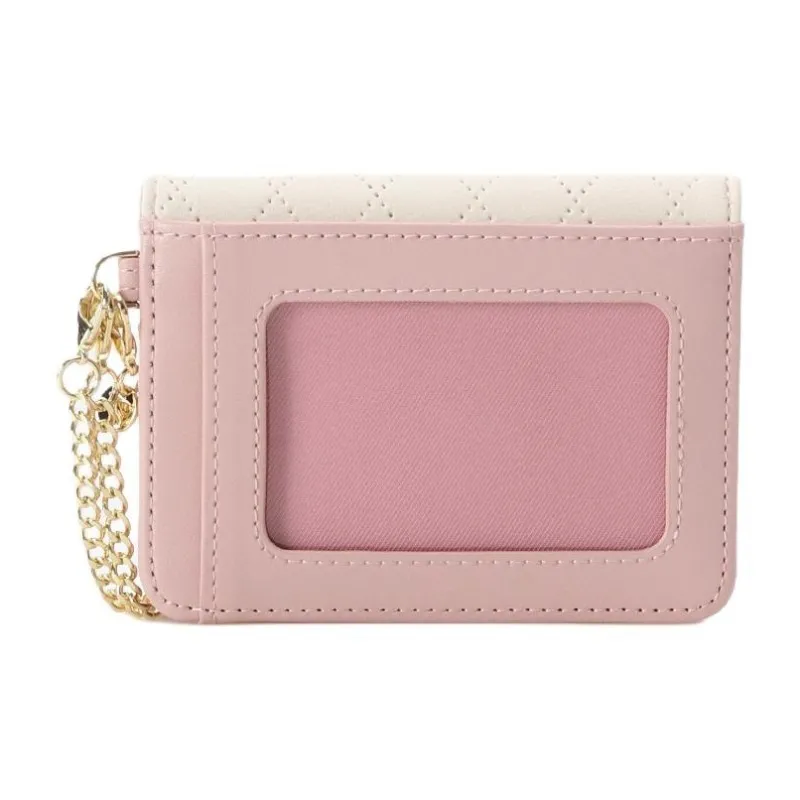 SAMANTHA THAVASA Synthetic Leather Card Holder Women's Pink-3