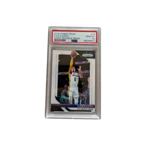 PANINI Kuzma 2018 19 Prizm White Holographic Card PSA10 Perfect Condition POP2 Star Card Graded Cards 1 Pc