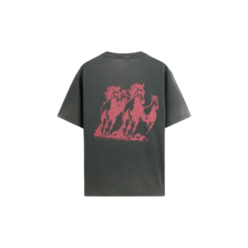 ZARA x Two Jeys T-Shirt Men's Deep Smoke Coal Color-1