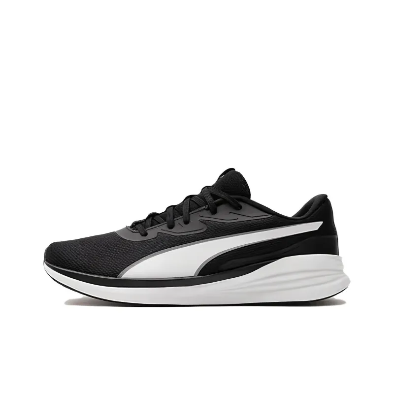 PUMA Cushioning Wear Resistant Low Top Casual Running Shoes Unisex Black-0