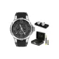 Silver Mist Black Dial Silicone Strap