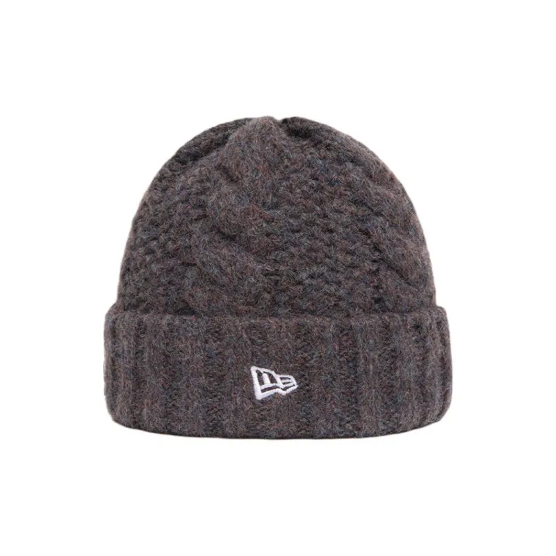 New Era Acrylic, Nylon, Wool Beanies Unisex Brown-1