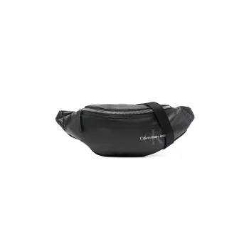 Calvin Klein Logo print Faux leather Belt Bag