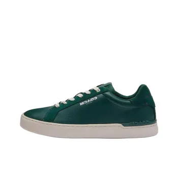 COACH Clip Low Top Skateboard Shoes Men's Dark Green
