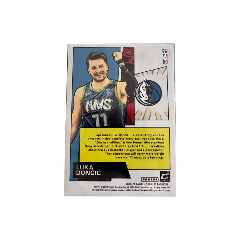 PANINI 2020 21 Doncic, Marvel Card Donruss Series, Star Card, Card Pass Sports Cards 1 Pc-1
