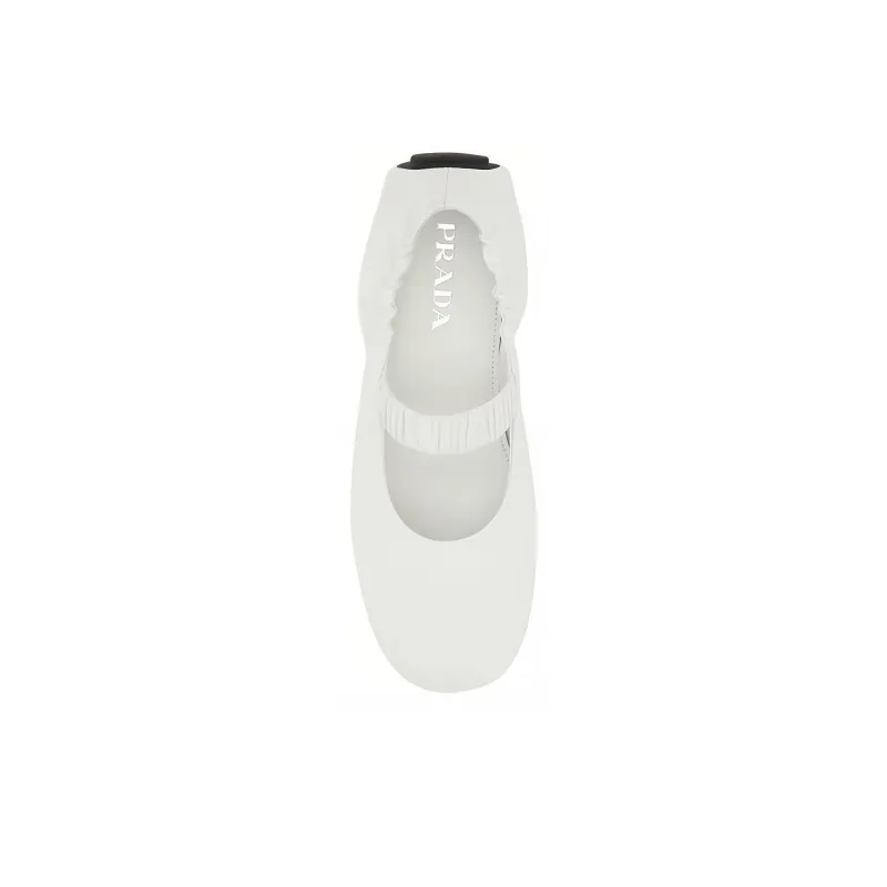 PRADA Casual Single Shoes Women's White-3