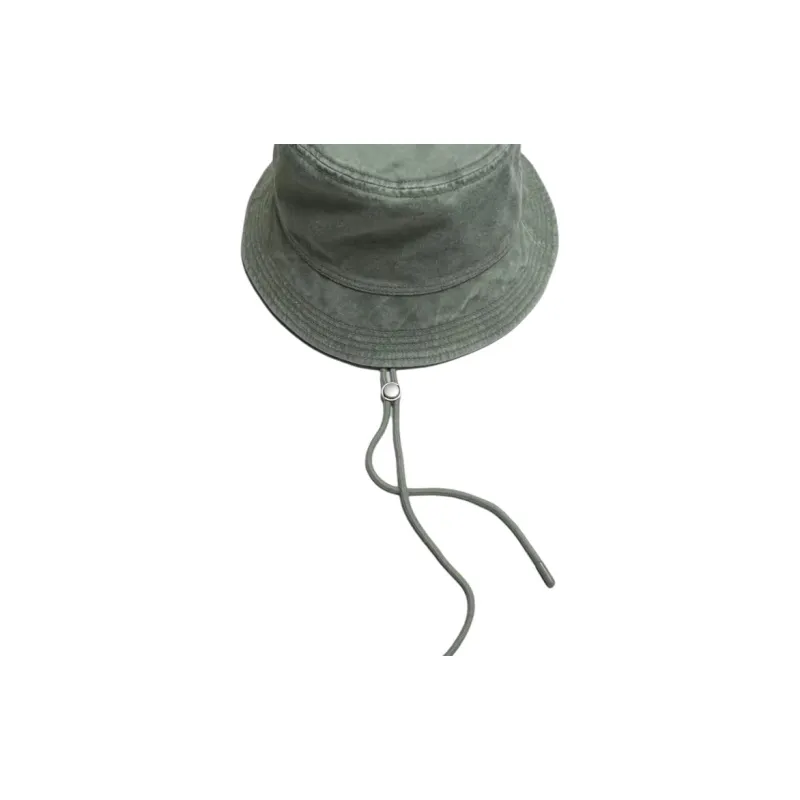 Other Stories Cotton Bucket Hats Unisex Khaki Green-2